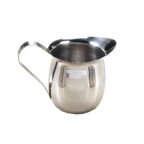 Thumbnail image #1 for TableCraft Products 2305 Stainless Steel Bell Creamer with Handle, 5 oz Case of 12