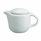 Thumbnail image #1 for Libbey Schonwald, Donna Senior 9184335 Porcelain Teapot, 12 oz, Donna Pattern, Continental White