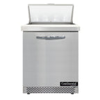 Thumbnail image #1 for Continental Refrigerator Designer Line D27N8-FB Refrigerated Sandwich Prep Table, Front-Breathing, 27", 1 Door, 8-Pan
