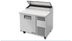 Thumbnail image #8 for True TPP-AT-44-HC 44-3/4-Inch Pizza Prep Table with 1 Door, 6-Pan Top, and 19-1/2-Inch Cutting Board