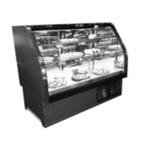 Thumbnail image #1 for Marc Refrigeration DBDCR-59 Refrigerated Deli Display Case, Curved Glass, Self-Contained, Full-Service, 59" W, Mirrored Interior, Stainless Steel