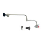 Thumbnail image #1 for Fisher 54119 Pot Sink Faucet, Wall Mount, Single Control Valve, Double-Jointed Spout, Stainless Steel