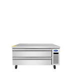 Thumbnail image #1 for Atosa MGF8460GR Chef Base Freezer, 48-Inch Wide, 2 Drawers, Stainless Steel