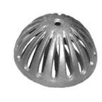 Thumbnail image #1 for GSW FS-DS Dome Floor Drain Strainer, 5-1/2" Diameter, Aluminum Case of 100