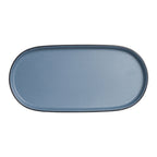 Thumbnail image #1 for Steelite International Creations, Baja 7830JB015 Oval Melamine Plate, Lagoon Blue, 10.25 x 5 x 0.75 Inches Case of 2 Dozen