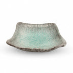 Thumbnail image #1 for Korin Inc PLL-455 Gray Aobuki Square China Plate, 7" x 7" x 2.25"