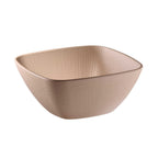 Thumbnail image #1 for Libbey APS Germany - Nero APS 85417 Square Melamine Bowl, 118.3 oz, Oatmeal, 9-7/8"W x 9-7/8"D x 4-3/8"H