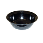 Thumbnail image #1 for G.E.T. Sonoma BB-105-3-BK Round Black Melamine Bowl, 3 qt, 10-1/2" Diameter x 3-1/2"H, with Rubber Feet Case of 12