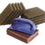 Thumbnail image #2 for Disco, Inc GCSHR Griddle Cleaning Kit with Heat-Resistant Plastic Handle, 40 Screens and 10 Pads