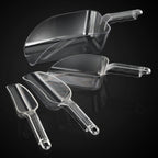 Thumbnail image #2 for New Star Foodservice Inc. 34387 6 oz Clear Plastic Flat-Bottom Ice Scoop Case of 72