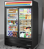 Thumbnail image #5 for True GDM-47RL-HC-LD Two-Section Pass-Thru Glass Door Merchandiser Refrigerator