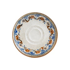 Thumbnail image #1 for Global Tableware Collective Bonna, Retro Floral BNFRTFGRM19KKT Gourmet Consomme Flat Plate, Retro Floral, Round Porcelain, 7-7/16" 1 Dozen