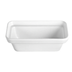 Thumbnail image #1 for G.E.T. Bugambilia BUD23PC Rectangular Salad Bar Bowl with Rim, 50-3/4 oz., 9-1/16" x 5-1/8" x 3-1/8", Cast Aluminum, Pacific Blue