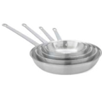 Thumbnail image #1 for Alegacy Foodservice Products Optima AFP18 7-Inch Uncoated Aluminum Fry Pan with Riveted Handle Case of 6
