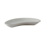 Thumbnail image #1 for Tuxton China DuraTux®© BWZ-0862 White Ceramic Crescent Plate, 8-3/4" x 4-1/8" x 1-1/8", Rolled Edge 1 Dozen