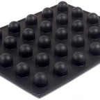 Thumbnail image #2 for JB Prince Pavoni M621 U Silicone Baking Mold, 30 Large Sfera Compartments, 1-5/16 oz. Each, Black