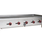 Thumbnail image #1 for SABA CB-60 60-Inch Countertop Gas Radiant Charbroiler with Manual Controls and Cast-Iron Grate