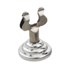 Thumbnail image #1 for Alegacy Foodservice Products 4125 Clip Menu/Card Holder, 1-1/2" High, 1-1/8" Diameter, Weighted Chrome-Plated Base 1 Dozen