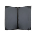 Thumbnail image #2 for Risch Oakmont OM-6V 8.5X14 Padded Faux-Leather Menu Cover, 8-1/2 x 14 in, Booklet, 6-View Case of 25