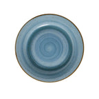 Thumbnail image #1 for G.E.T. Corona, Artisan Blue PA1604902024 . . China Plate, 8" Round, Rolled Edge, Blue Dozen Case of 2 Dozen