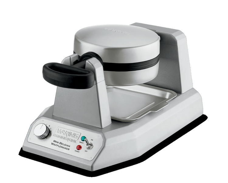 Product image #6 for Waring Commercial Countertop Rotary Mini Belgian Waffle Maker, Single, 4-Waffle Capacity