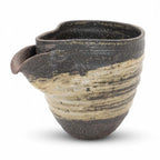 Thumbnail image #1 for Korin Inc SAB-134 China Sake Carafe, Gray Brushstroke Abstract Design, 9 oz