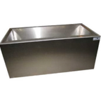 Thumbnail image #1 for MGR Equipment SL302426 Ice Bin Extender Sleeve, 30"W x 24"D x 26"H, 230 lb Capacity, Stainless Steel Interior, Polished Exterior