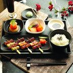 Thumbnail image #2 for G.E.T. Zen - EGS JW1506-W Square White Melamine Bowl, 9 oz, 5-3/4" x 1-7/8"H Case of 6