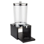 Thumbnail image #1 for Libbey APS Germany - Bridge APS 10873 Juice Dispenser, 203 oz., Clear SAN Container, Black Wood Base, 2 Cooling Elements