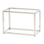 Thumbnail image #1 for Cal-Mil Milo 23800-9-49 Open-Frame Chrome Buffet Riser, 6"W x 12"D x 9"H