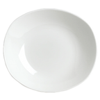 Thumbnail image #1 for Steelite International Steelite Performance, Taste 11070586 Oval Alumina Vitrified Platter, 10 x 9.5 x 2 in 1 Dozen