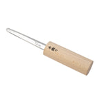 Thumbnail image #1 for Korin Inc HA-1303-S Clam Knife, 3" Stainless Steel Blade, Wood Handle, Rounded Blunt Tip