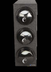 Thumbnail image #2 for San Jamar EZ-Fit 3-Compartment Countertop Lid Dispenser Box System, Black Polystyrene