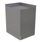Thumbnail image #1 for Glastender, Inc. Elevation E-CIR-24/30L Stainless Steel Underbar Inside Corner Drainboard, 90° Angle, No Legs, 24" Deep