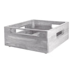 Thumbnail image #1 for Steelite DW Haber, Fusion Buffet System DWFB11521WDGW Rectangular Wood Power Cell Cover Up, 16.875 x 15 x 6 in
