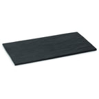 Thumbnail image #1 for G.E.T. Granville SB-1470-BK Rectangular Melamine Display Shelf, Faux Slate, 14"W x 7"D Case of 6