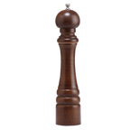 Thumbnail image #1 for Chef Specialties Professional Series President 12100 Pepper Mill, 12" High, Walnut Finish, Stainless Steel Grinding Mechanism