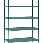 Thumbnail image #1 for Metro Super Erecta Pro PR-2472K3-74-S5 Stationary Starter Wire Shelving Unit, 72"W x 24"D x 74"H, 5-tier, 600 lb. capacity per shelf, 2000 lb.
