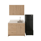 Thumbnail image #1 for Summit Commercial Summit Appliance HEARTHDBBKR Turnkey Hearth Kitchen, 62"W, senior living kitchenette with refrigeration, sink, and storage, fully