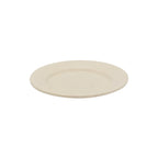 Thumbnail image #1 for CAC China MLJSP-7 7.125" Round Ivory Melamine Plate with Rolled Edge Case of 3 Dozen