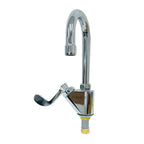 Thumbnail image #1 for Fisher 86660 Hand Sink Faucet, Single-Inlet, 12" Gooseneck Spout, Ceramic Valve, Wrist Handle