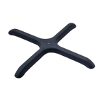 Thumbnail image #2 for ATSMFG ATS AT&S-T3030-BB MFG Table Base Bottom, 30 x 30 in Spread, Stainless Steel, Black Powder Coat, Adjustable Carpet Glides
