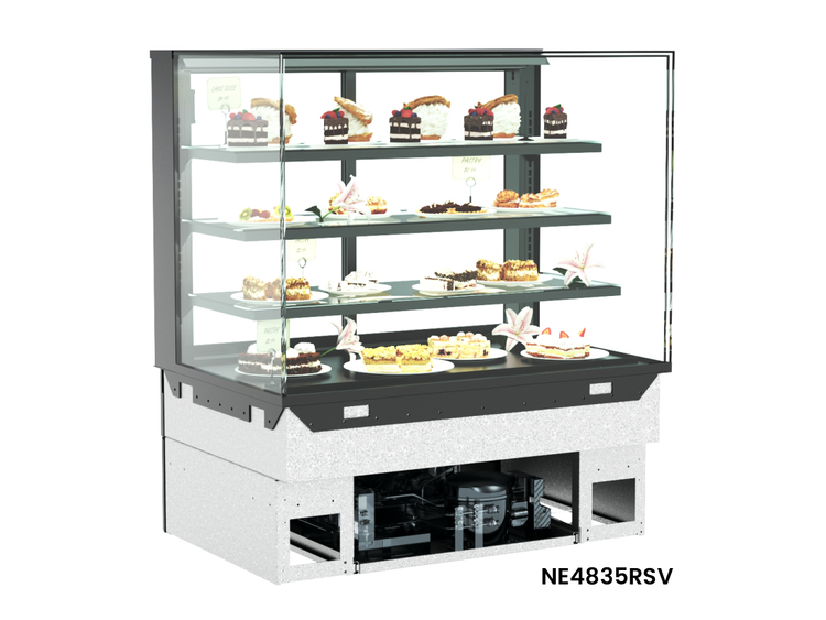 Product image #5 for Structural Concepts Reveal® NE4835RSV Full-Service Refrigerated Slide-In Deli Case, 47-3/4" W x 33" D