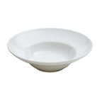 Thumbnail image #1 for 1880 Hospitality Botticelli by Oneida® R4570000797RC Porcelain Bowl, 38 oz, 9" Round, Deep Steep Rim, Embossed, Bright White Case of 2 Dozen