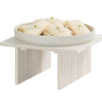Thumbnail image #1 for Cal-Mil Vista 28601-6-141 Square HDPE Buffet Riser, Coastal, 12" x 12" x 6"H
