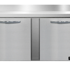 Thumbnail image #2 for Continental Refrigerator SW60NBS 60-Inch Two-Section Worktop Refrigerator with Stainless Steel Top, 5 1/2-Inch Backsplash, 2 Doors