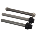 Thumbnail image #1 for Alegacy Foodservice Products AD91 Sink Drain Overflow Pipe with Rubber Plug, PVC Plastic, Fits 1 and 1-1/2 Inch Drains Case of 12