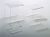 Thumbnail image #4 for American Metalcraft Clear Acrylic Square Buffet Riser Set, 4-Piece