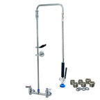 Thumbnail image #1 for Fisher 90460 Swivel Pre-Rinse Faucet Unit, 8" Wall-Mount Control Valve, Ceramic Valves, Lever Handles