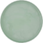 Thumbnail image #1 for Libbey Edge by Bauscher 6761826B1000000 Porcelain Round Plate, 10-1/8" Diameter, Sea